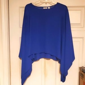 Poncho blouse